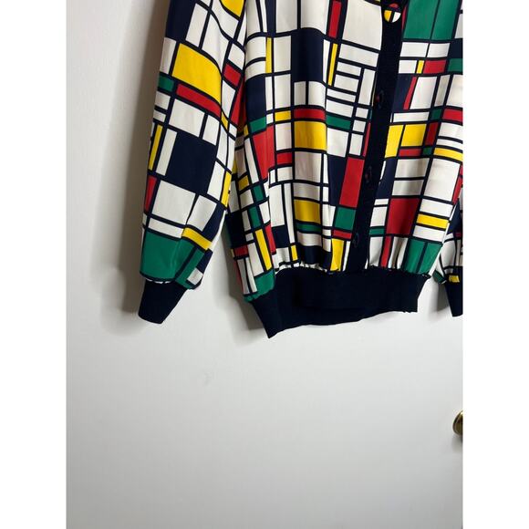 VTG ANASTASIA COLORBLOCK Button-Up Blouse/Shirt/Top Size 6 - Picture 3 of 7